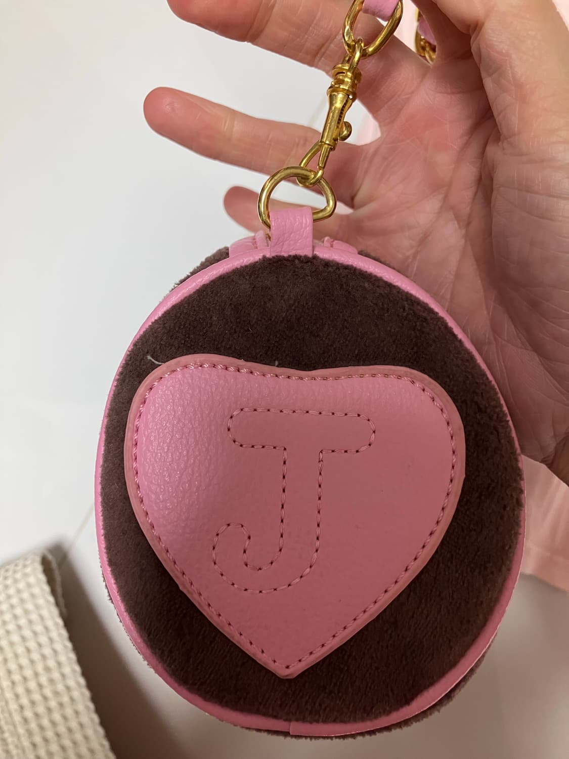 벨루어 원통 가방 베럴백 쥬시맛 + 티 선물 상품이미지3