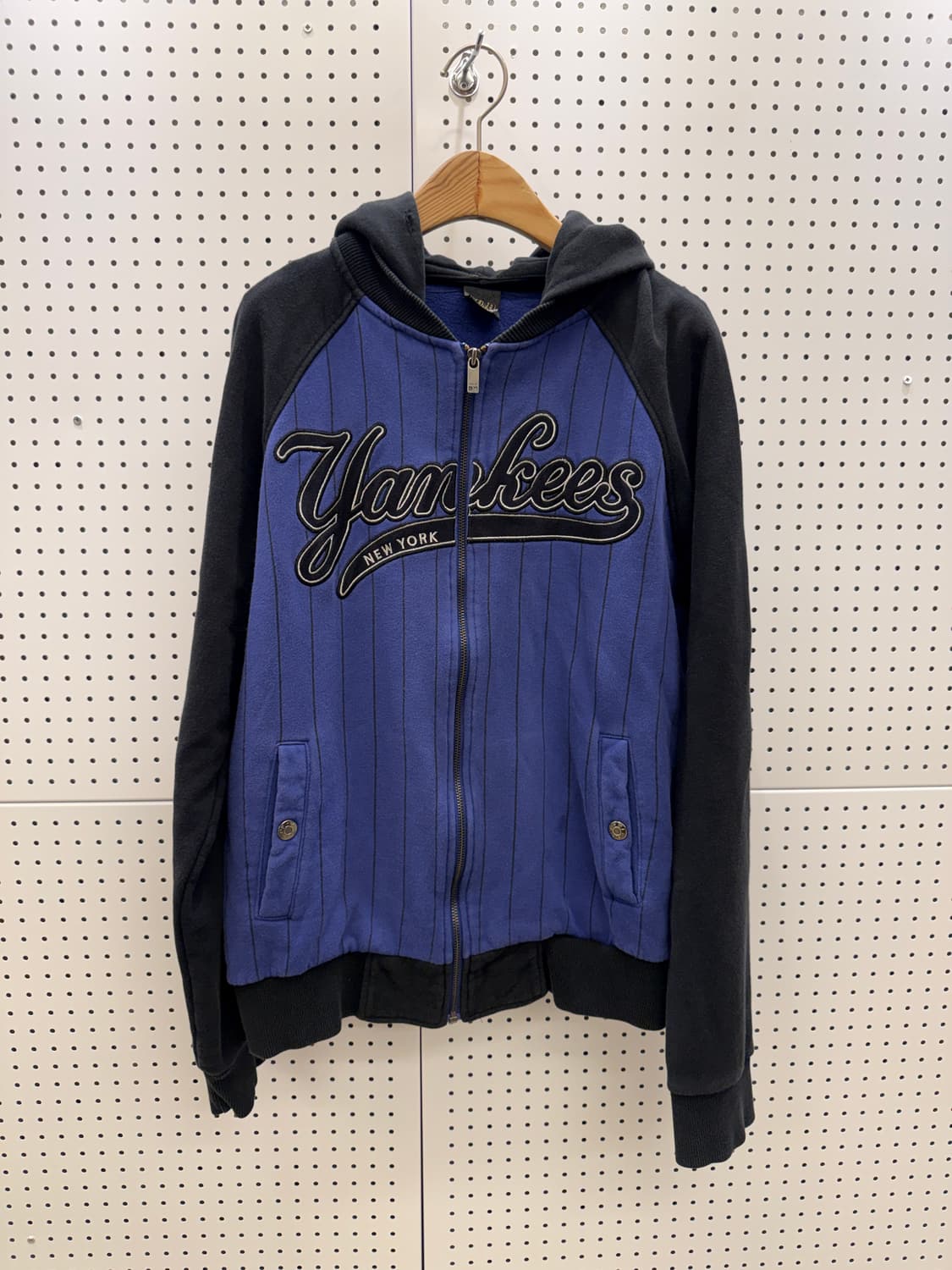 엠엘비 뉴욕 양키스 핀스트라이프 후드집업 U963 상품이미지2