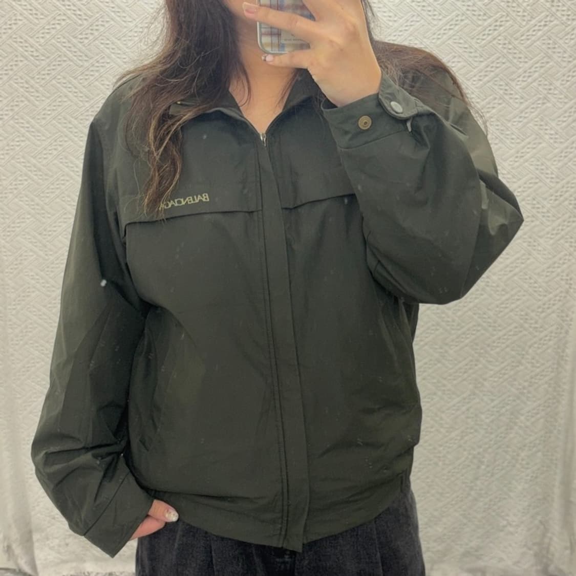 발렌시아가 정품 올드스쿨 오버핏 바람막이 블루종 105 C06131 상품이미지1