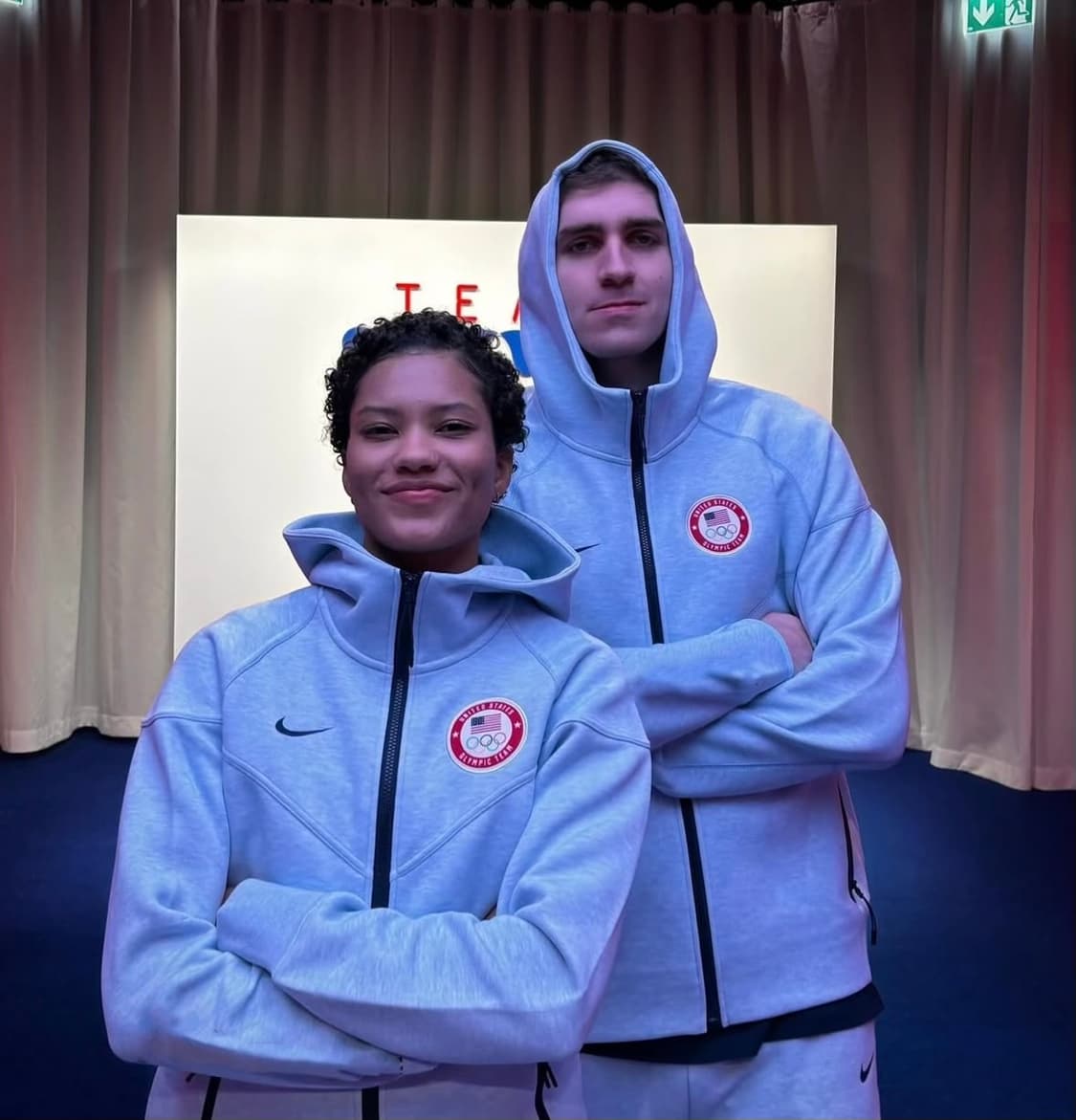 Nike x team USA 소치 올림픽 테크팩 플리스 3.0 후드 자켓 상품이미지1