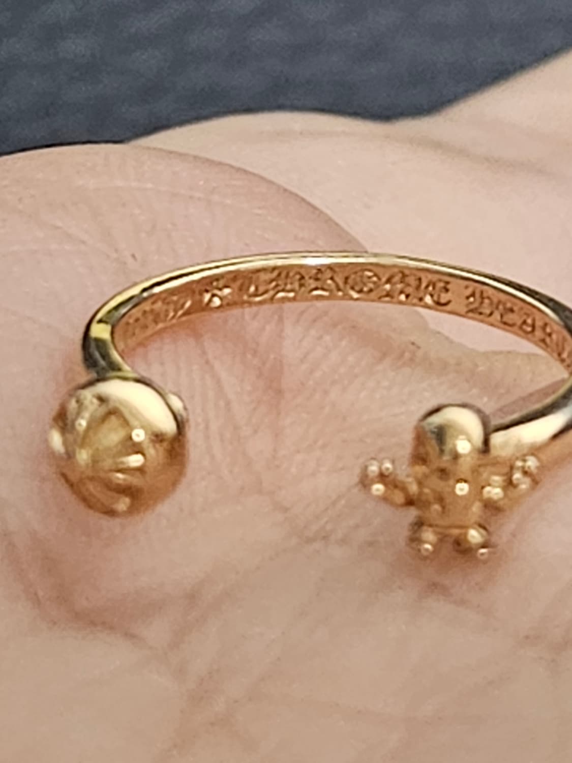 크롬하츠 22K 포티버블검링 국내10호 상품이미지5