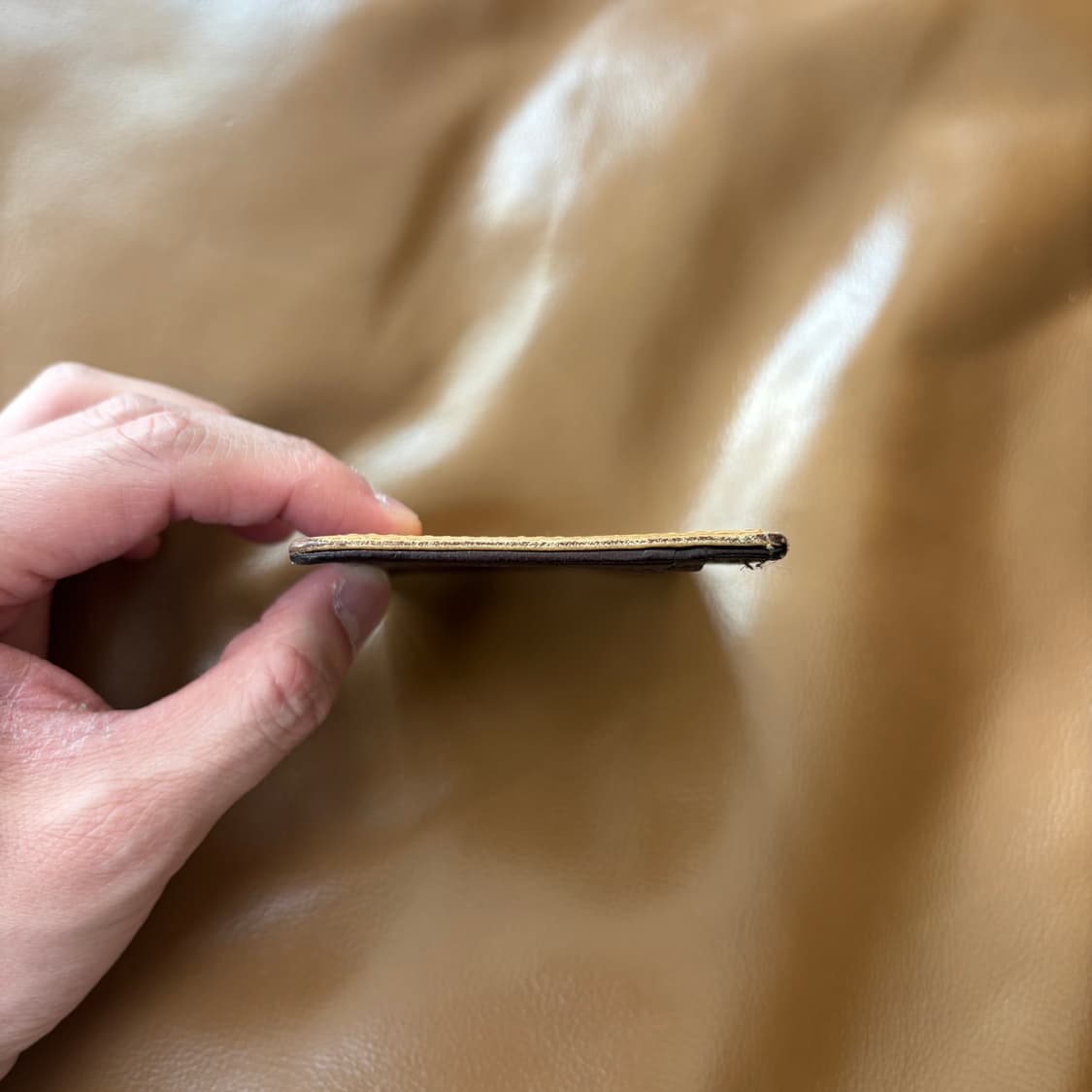 PORTER 포터 고트 레더 카드 케이스 월렛 지갑 브라운 상품이미지5