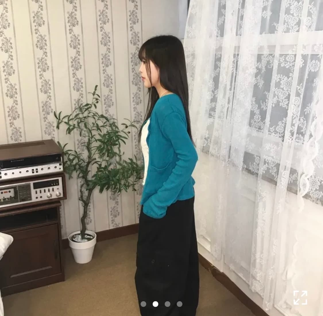 펀칭 라운드 썸머 가디건 여름 가디건 상품이미지3