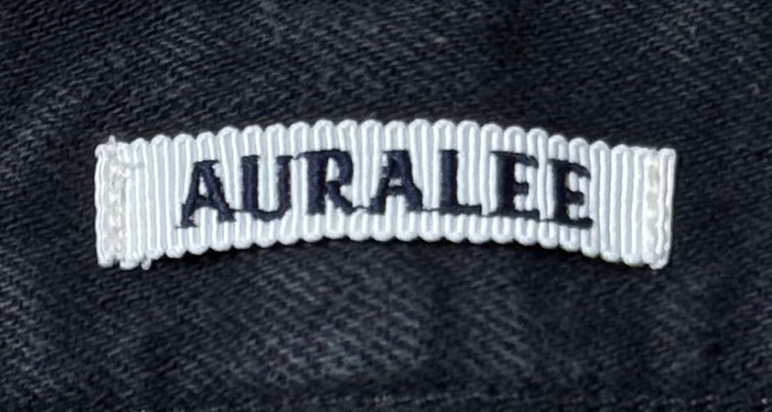 오라리 23SS 셀비지 페이디드 라이트 데님 팬츠 상품이미지5