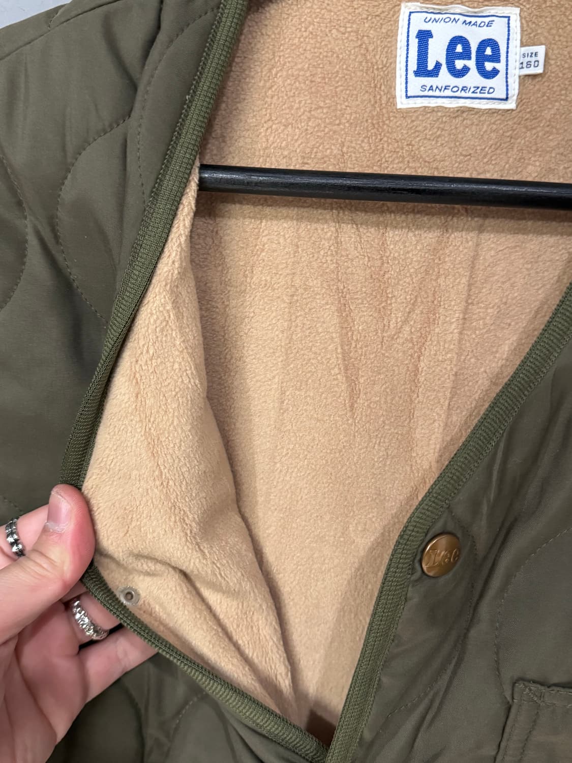Lee 리 퀼팅 라이너 자켓  상품이미지5