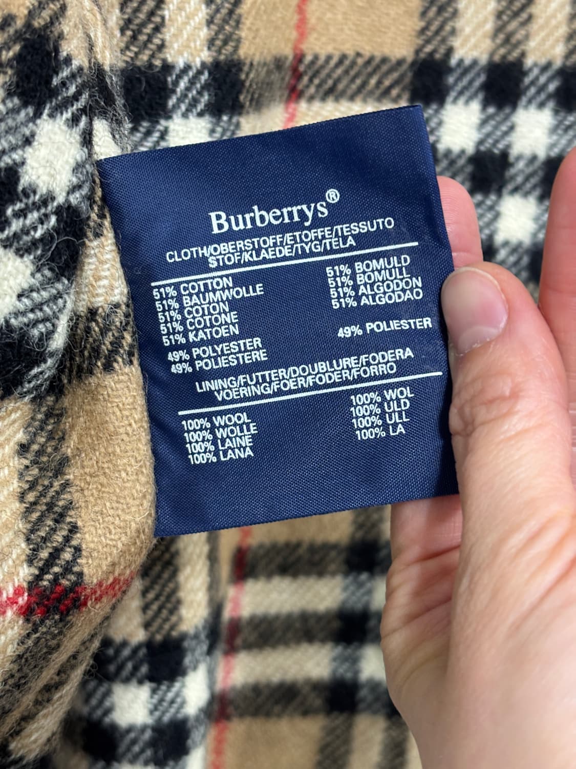 버버리 48 SHORT 싱글자켓  상품이미지7