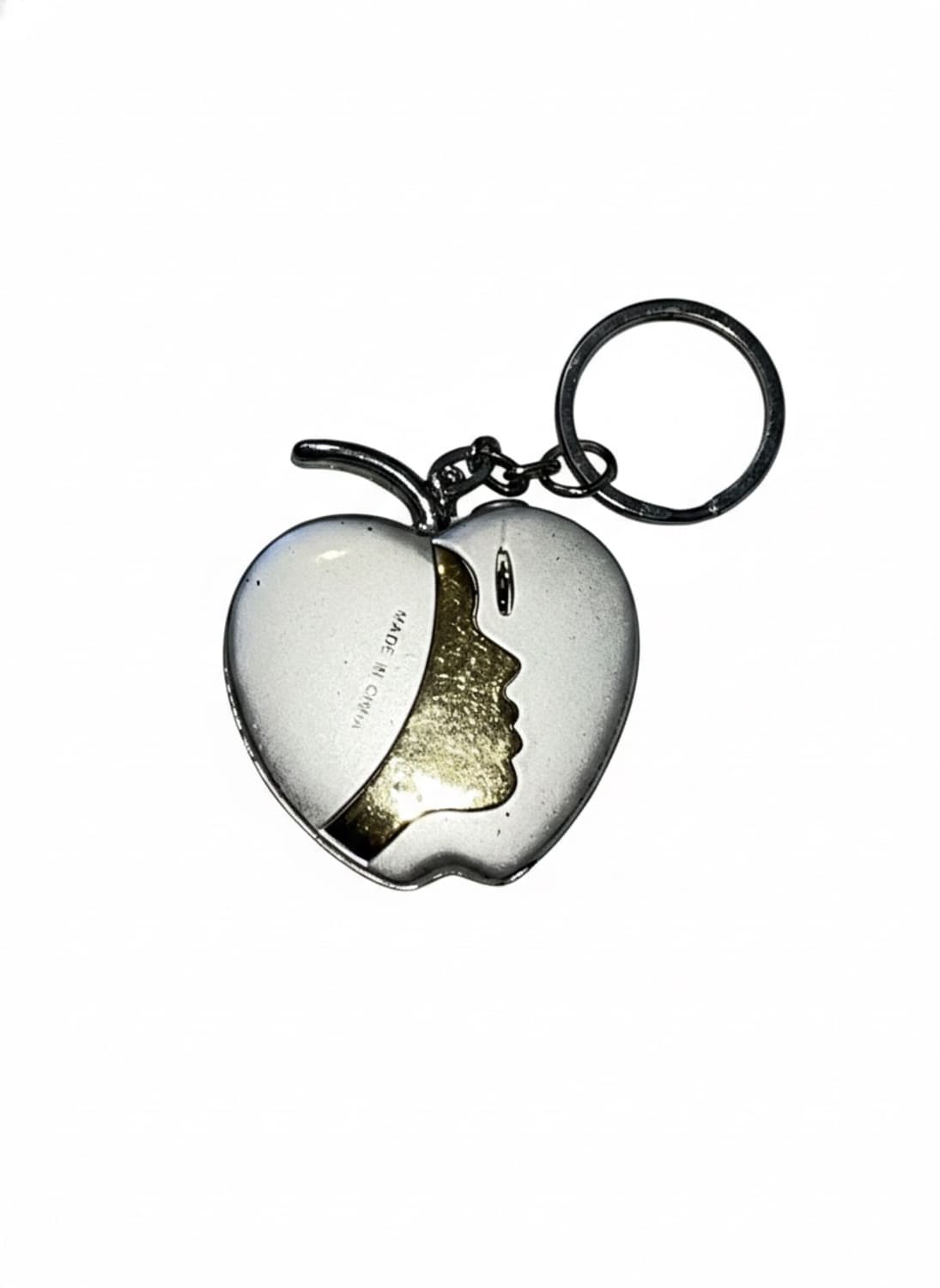 메탈 애플 실루엣 키링 라이터 상품이미지1