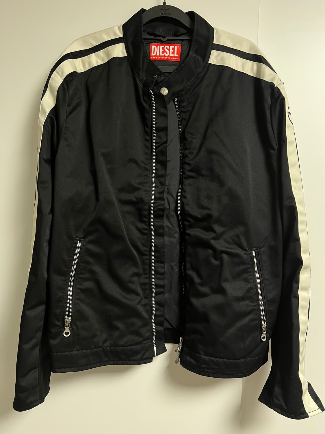 디젤 J-베크 바이커 자켓 블랙 상품이미지1