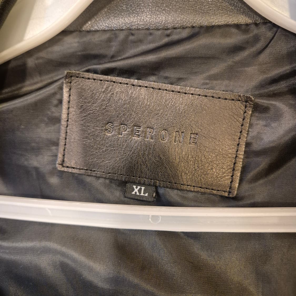 XL(착샷잇음) SPERONE 양가죽 라이더자켓  상품이미지5