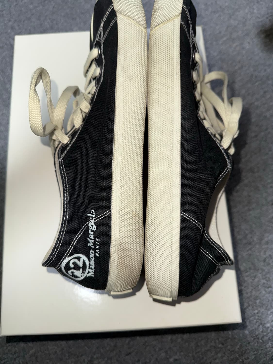 [41.5] 메종 마르지엘라 타비스니커즈 블랙 상품이미지4