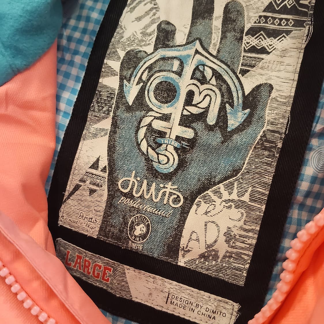 디미토 에디션 체스트 포켓 방수 바람막이 상품이미지3