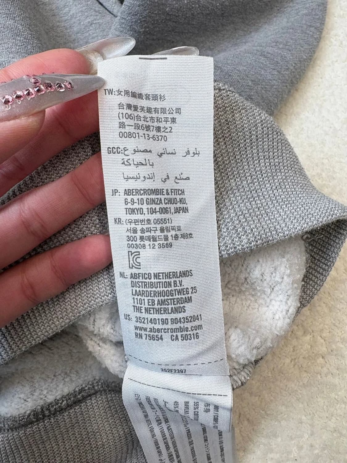 홀리스터 00's Y2K 양털 후드 집업 A1634 상품이미지8