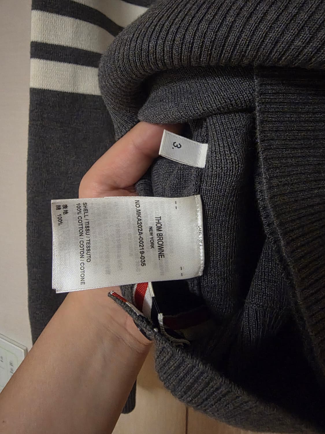 [새상품급] 톰브라운 밀라노스티치 니트 3사이즈 상품이미지7