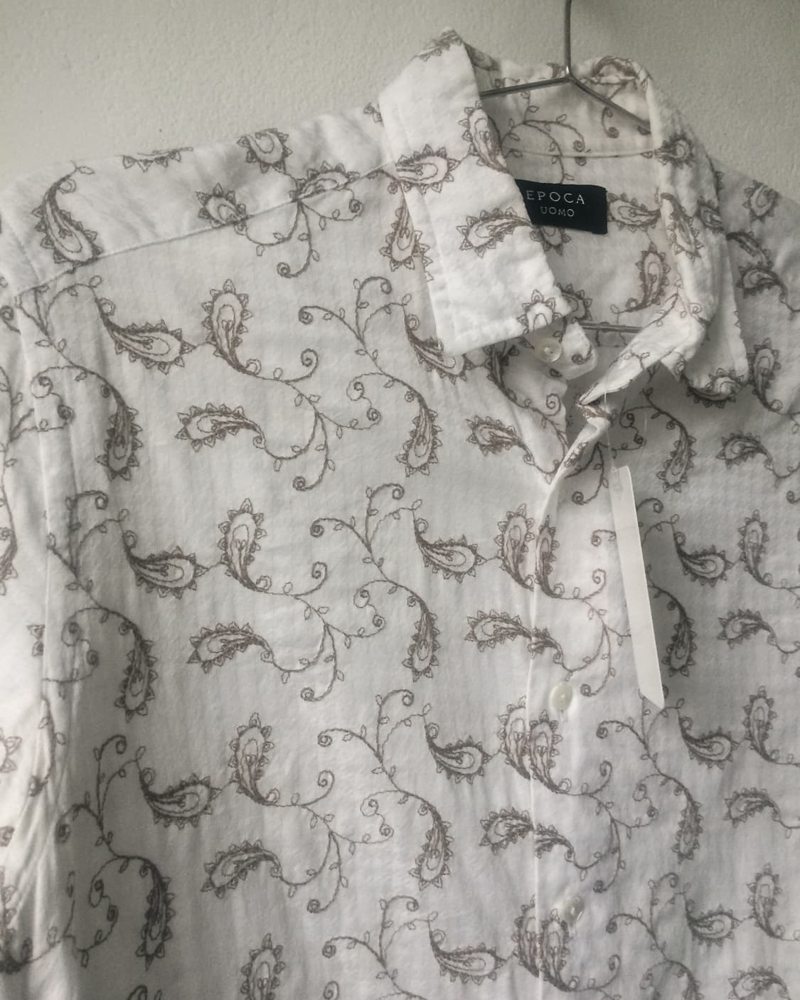Epoca embroidery pattern shirt 상품이미지3