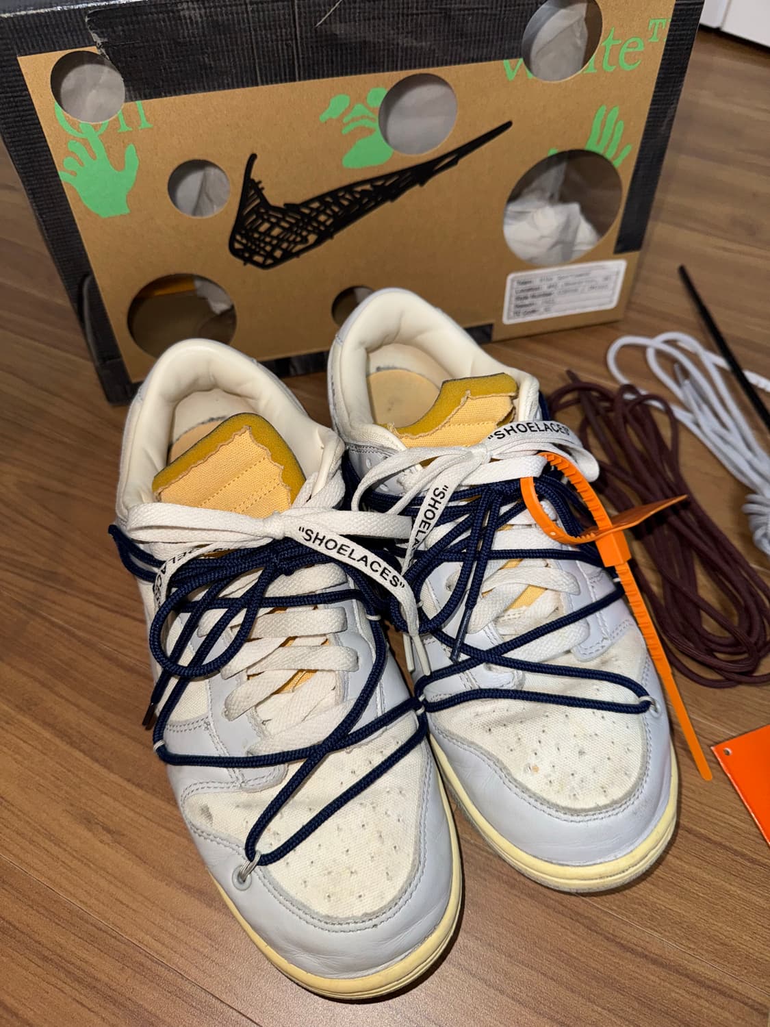 오프화이트 덩크 lot46 265 상품이미지2