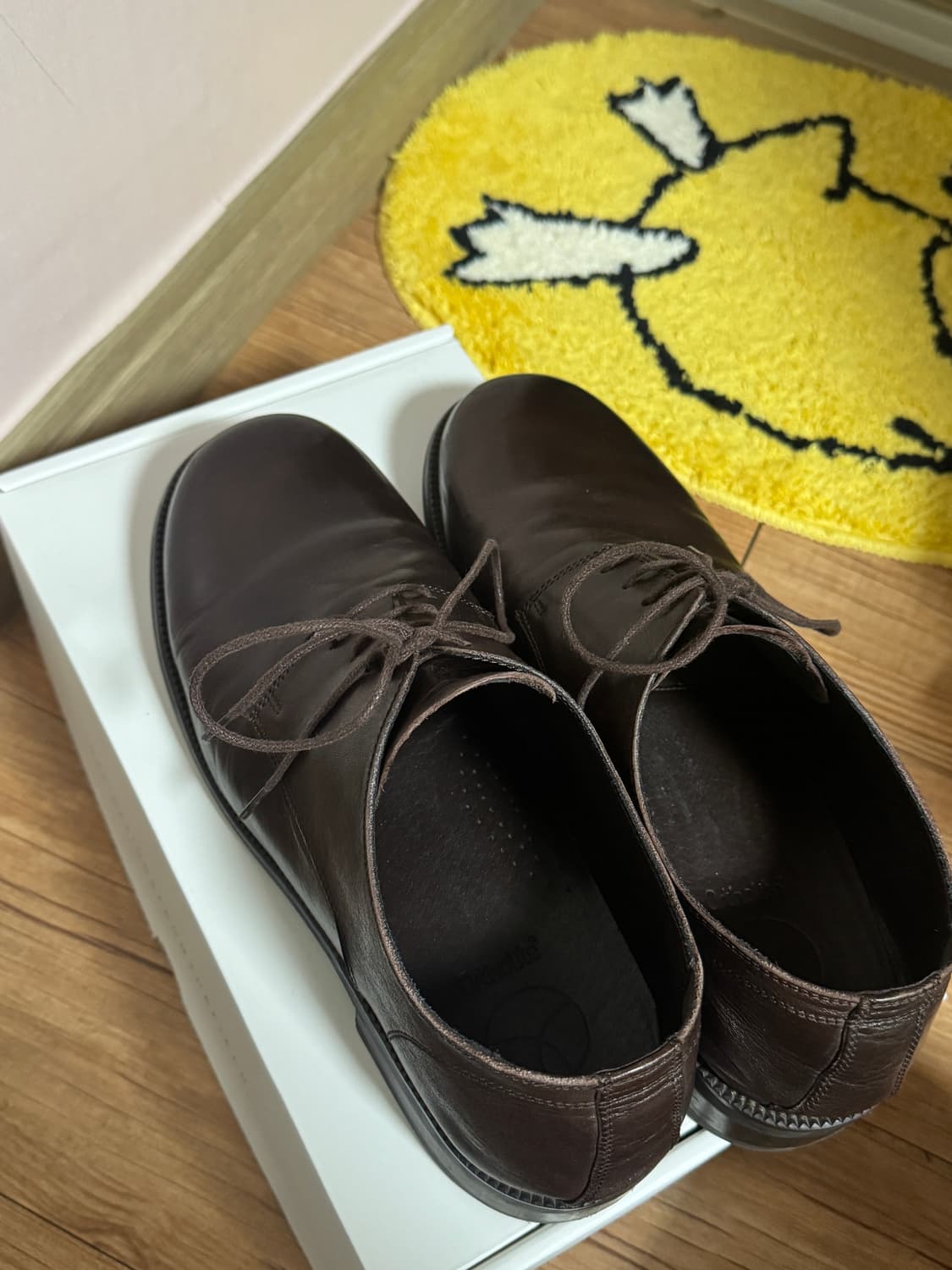 야세 홀리 홀스하이드 컴포트 더비 슈즈 브라운 285 상품이미지4