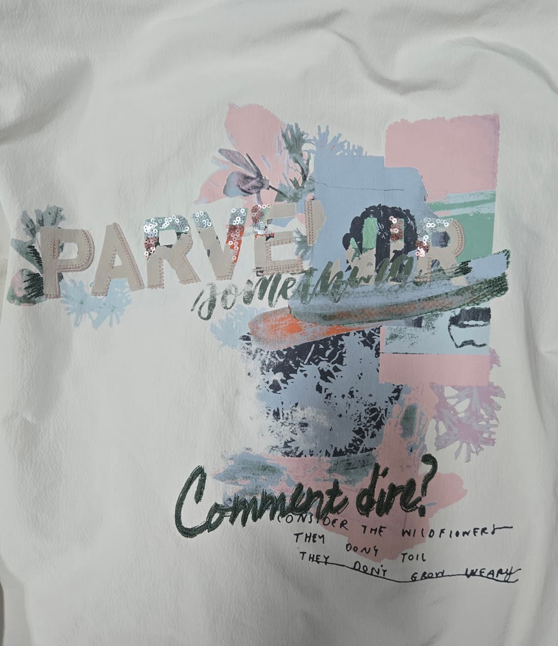 지컷 아이보리 자켓 오버핏 점퍼 상품이미지4