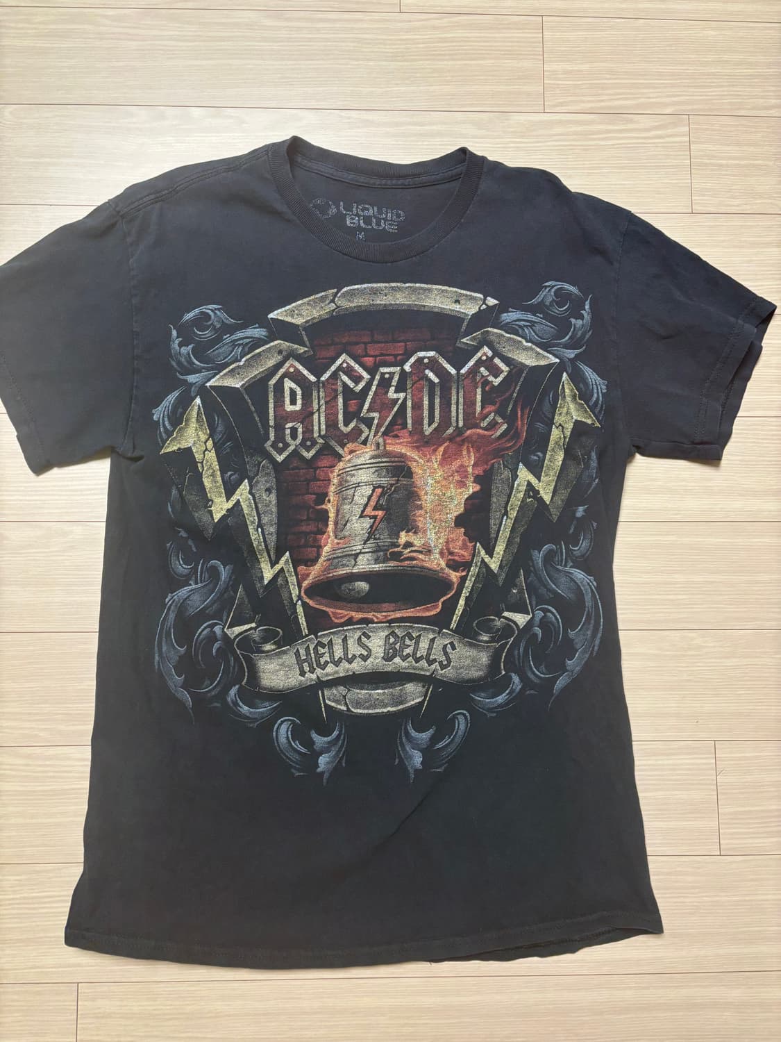 Acdc hells bell 빈티지 티셔츠 상품이미지1