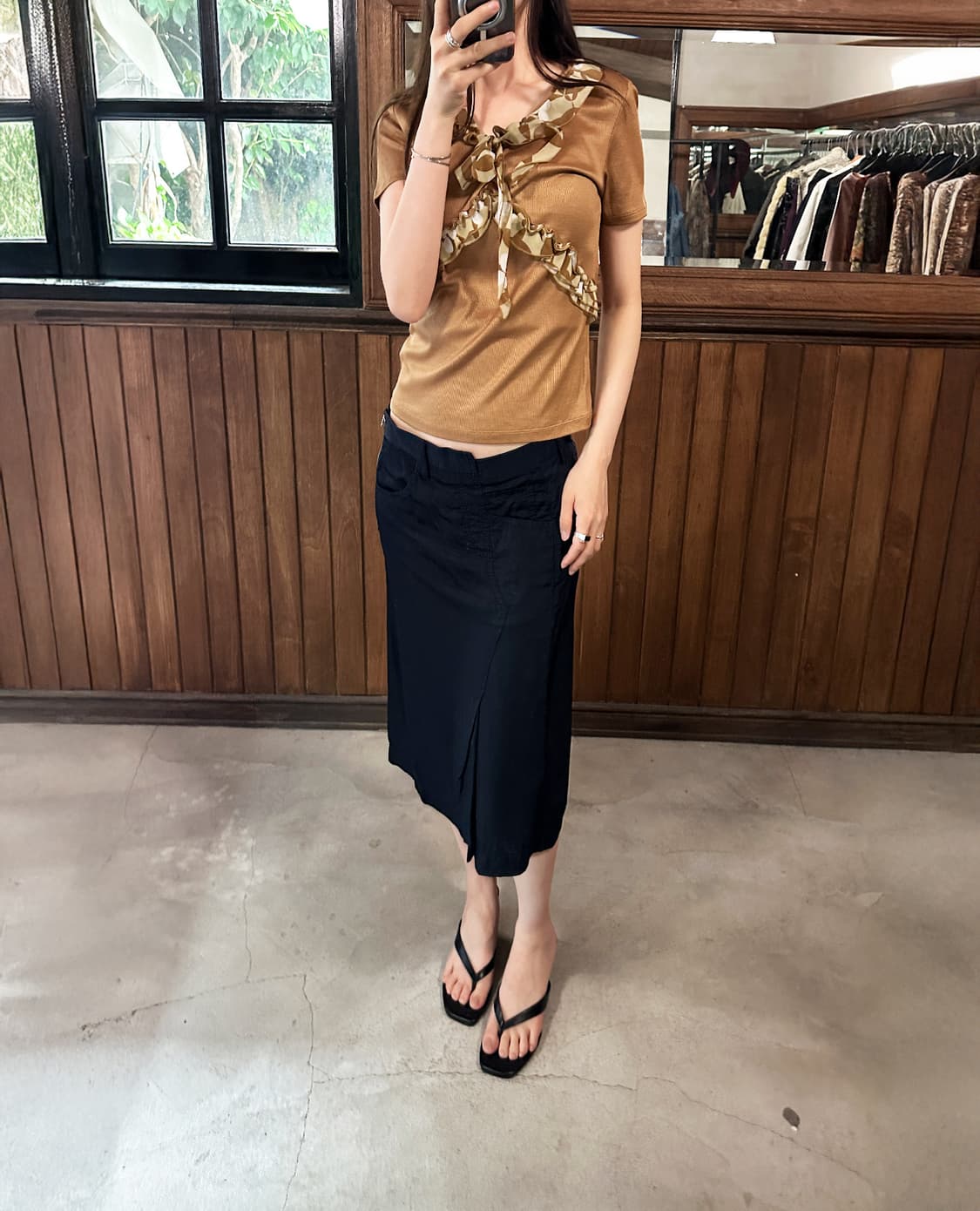 COMME DES GARCONS draped skirt 상품이미지2