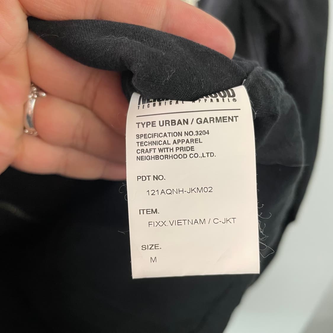 12s 네이버후드 베트남 자수 드리즐러 자켓 상품이미지10