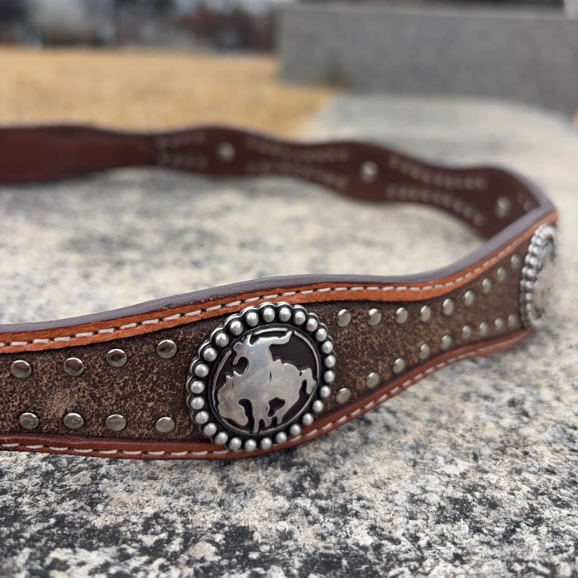 노코나 Nocona 웨스턴 콘초 레더 벨트  상품이미지9