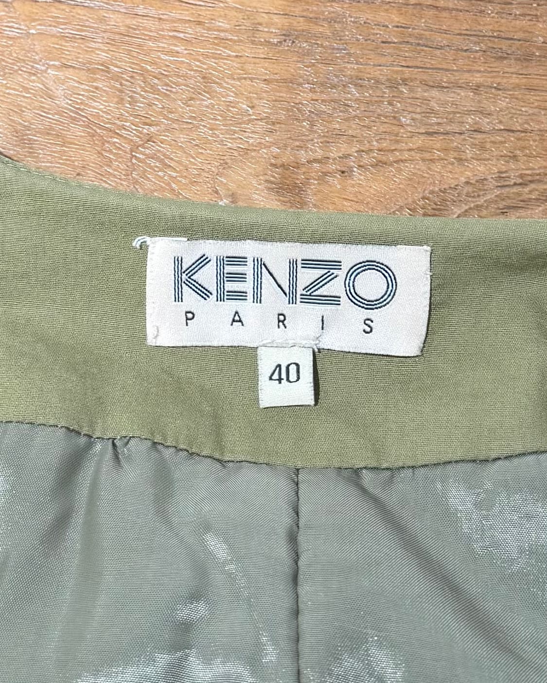 겐조 카키 옐로우 부클레 디테일 브이넥 자켓 상품이미지7