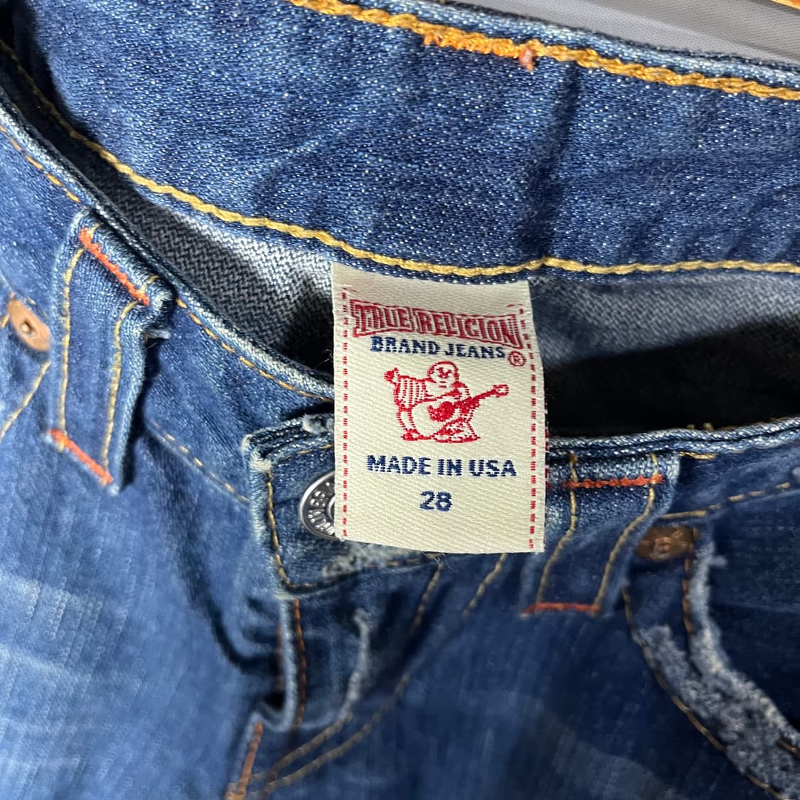 [True Religion] 트루릴리전 조이 데미지 데님팬츠 상품이미지6