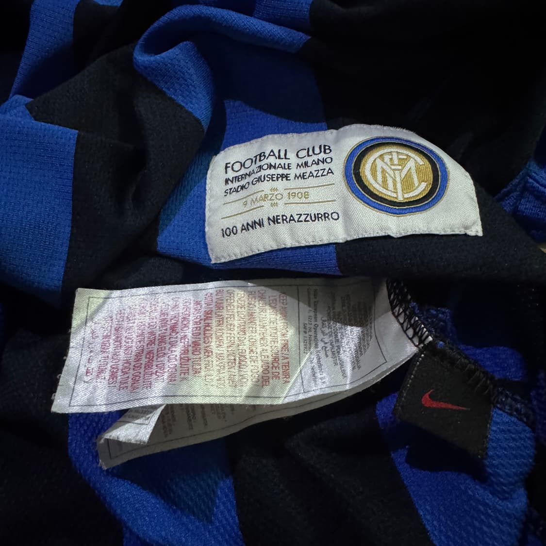 07-08 나이키 인터밀란 NO.7 루이스 피구 홈 유니폼 상품이미지5