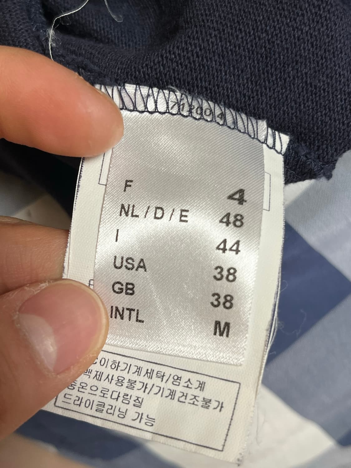 세인트제임스 네이비 엘보패치 긴팔티 상품이미지6