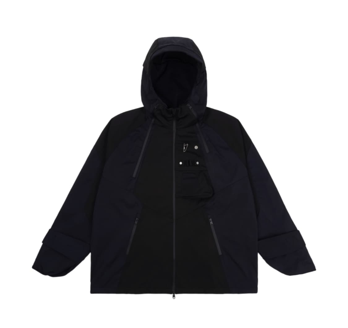 [2] 언더마이카 카메 멀티 지퍼 터틀 쉘 파카 에프터 미드나잇 상품이미지1