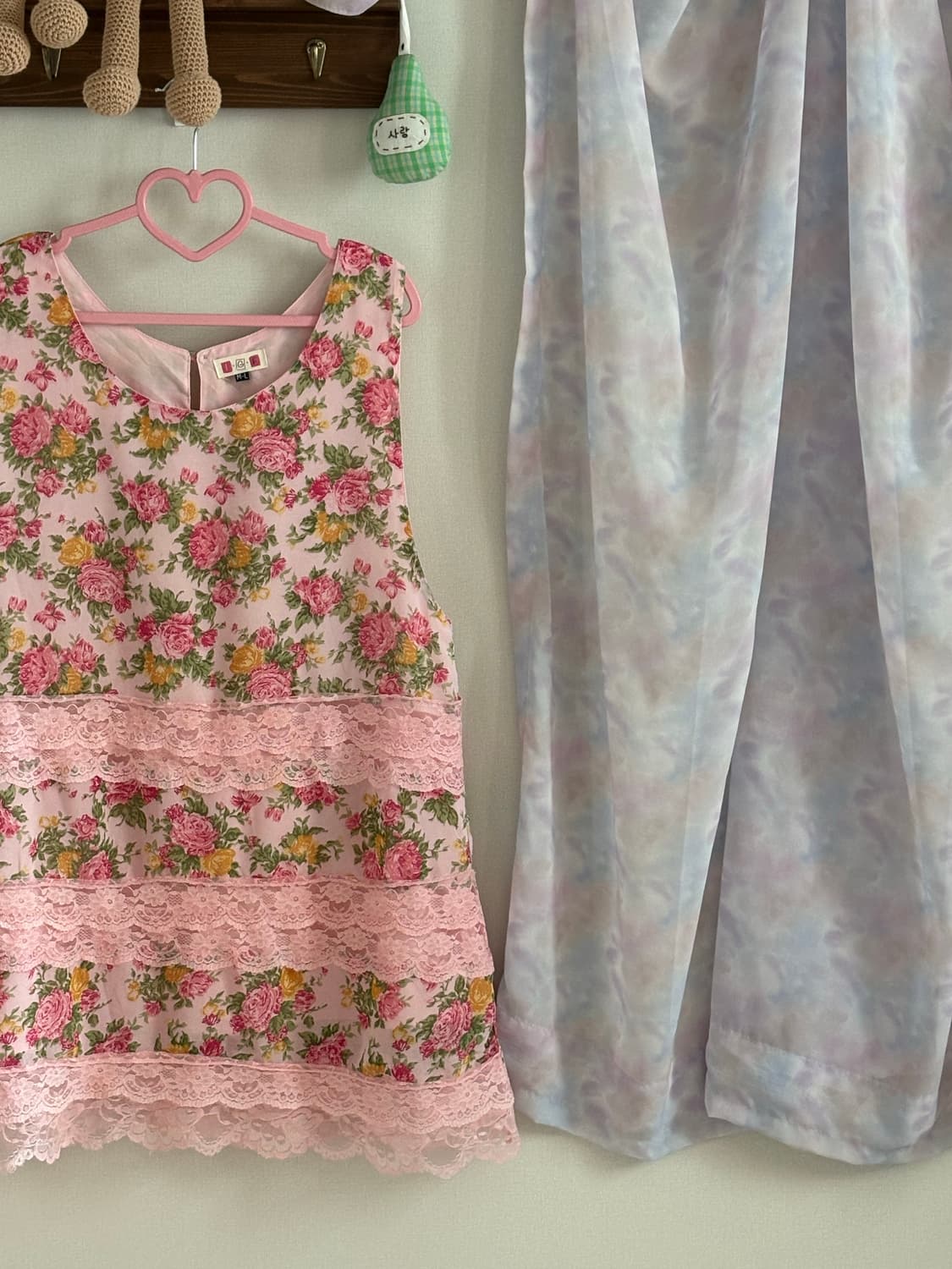 핑크 플라워 원피스 상품이미지2