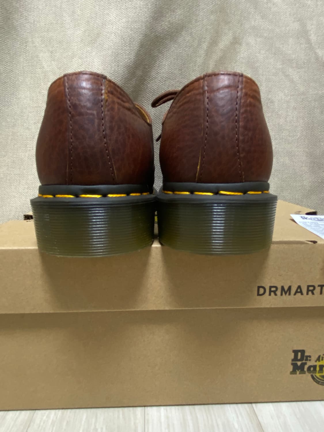 [uk6/250] 닥터마틴 1461 앰버서더 캐슈 브라운 상품이미지3