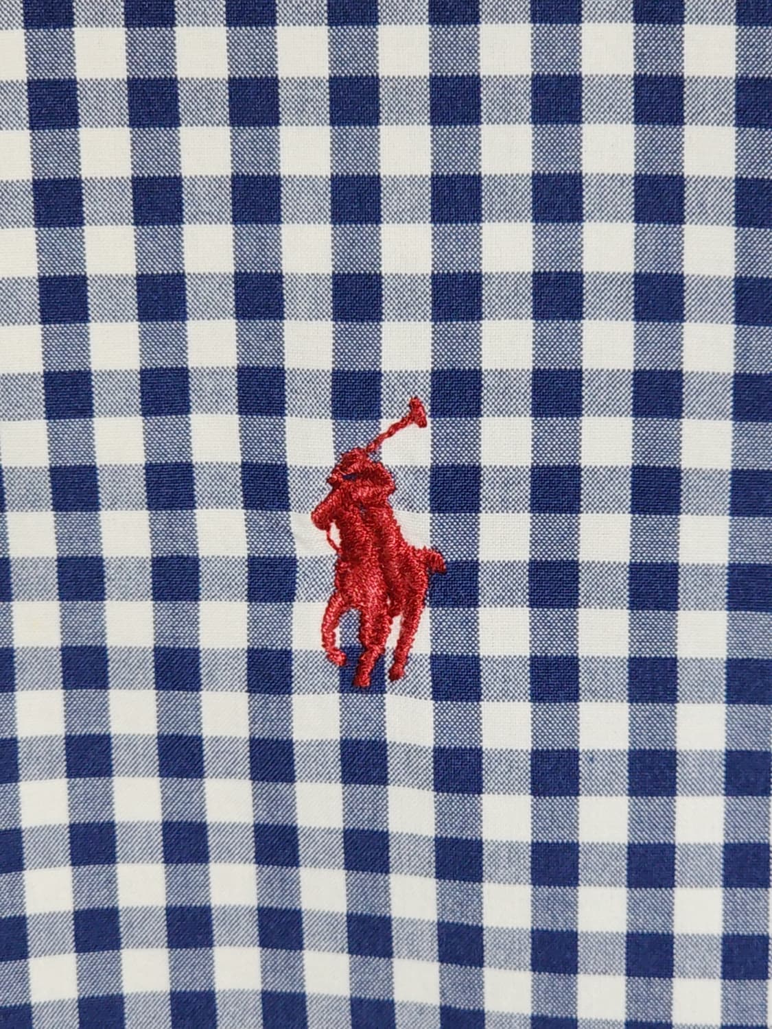 (S) 랄프로렌 폴로 셔츠 체크 남방 로고 캐주얼  상품이미지4