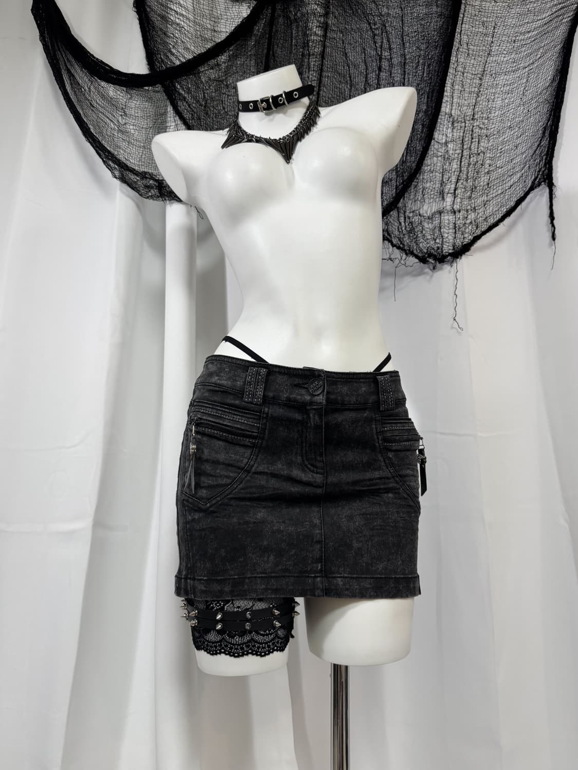 denim skirt 상품이미지1