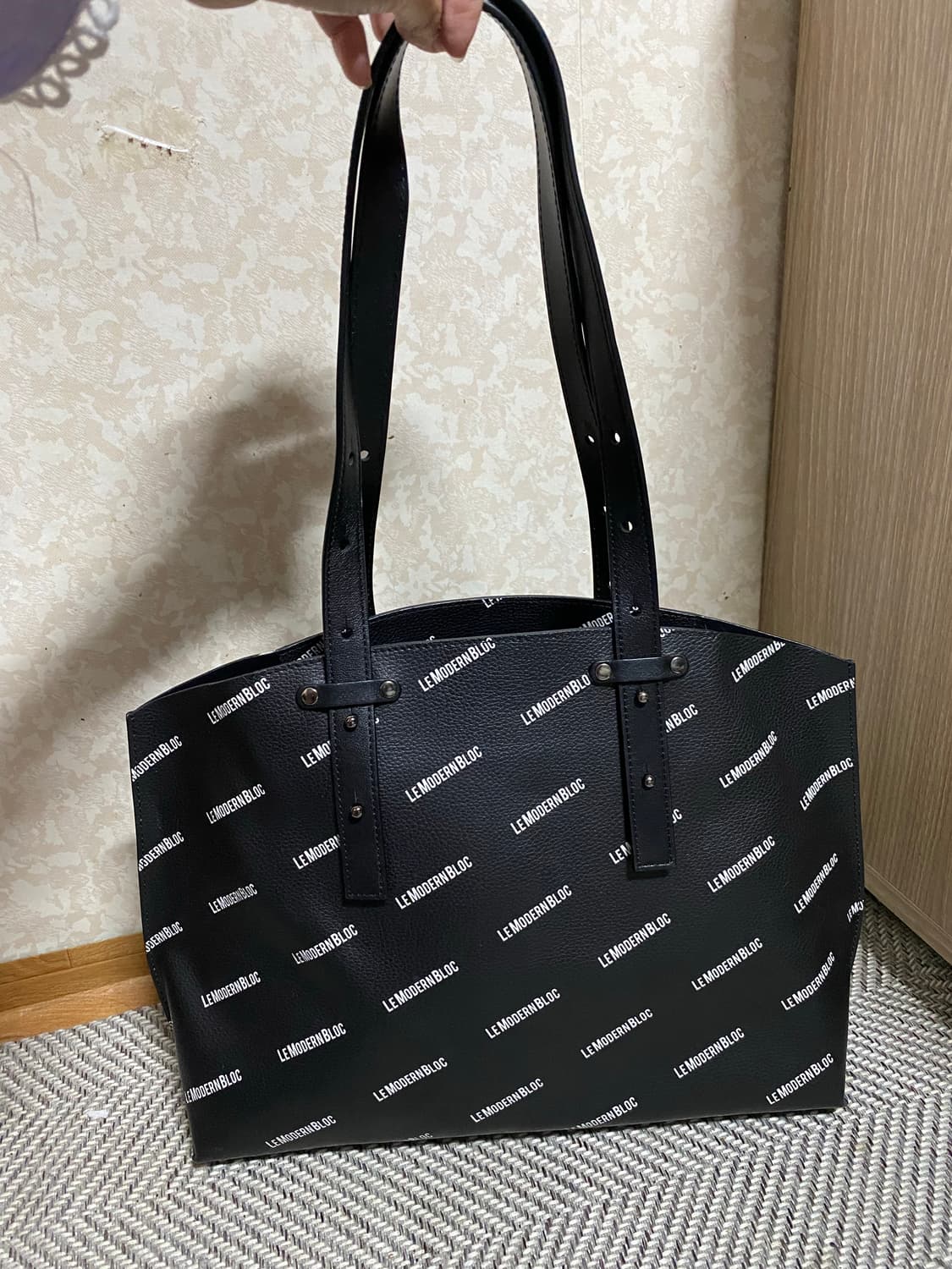 르모던블락 숄더백 토트백 상품이미지2