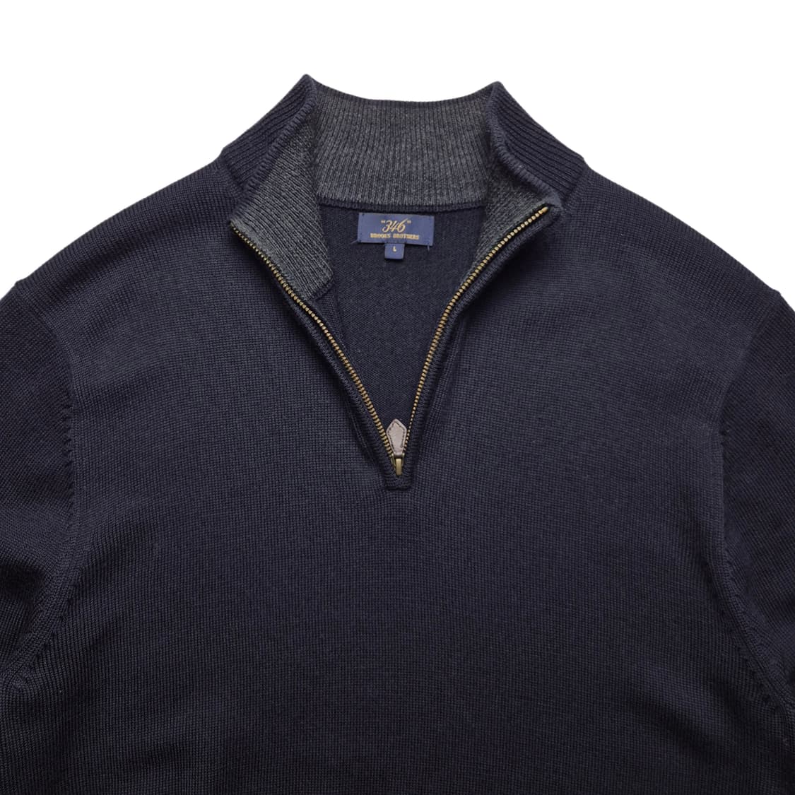 [M] 브룩스브라더스 울 반집업 니트 상품이미지3