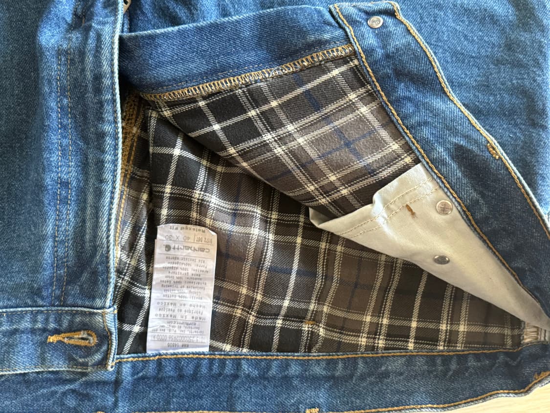 칼하트 워크웨어 데님팬츠 상품이미지1