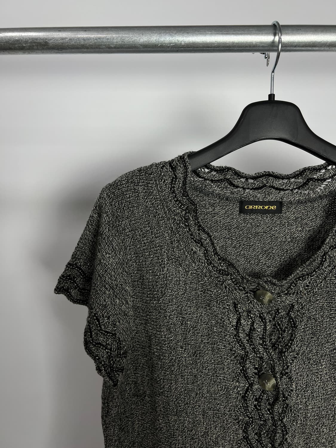 ARRONE 반팔 니트 가디건 상품이미지2