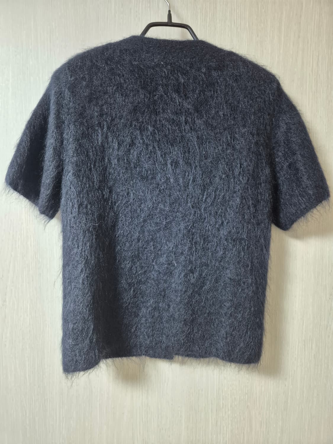 COS 코스 모헤어 반팔 가디건   XS 진네이비 신형 상품이미지4