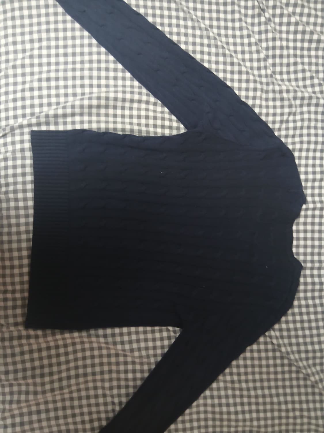 Polo Ralph Lauren 폴로 네이비색 꽈배기 니트 (사이즈 L) 상품이미지5