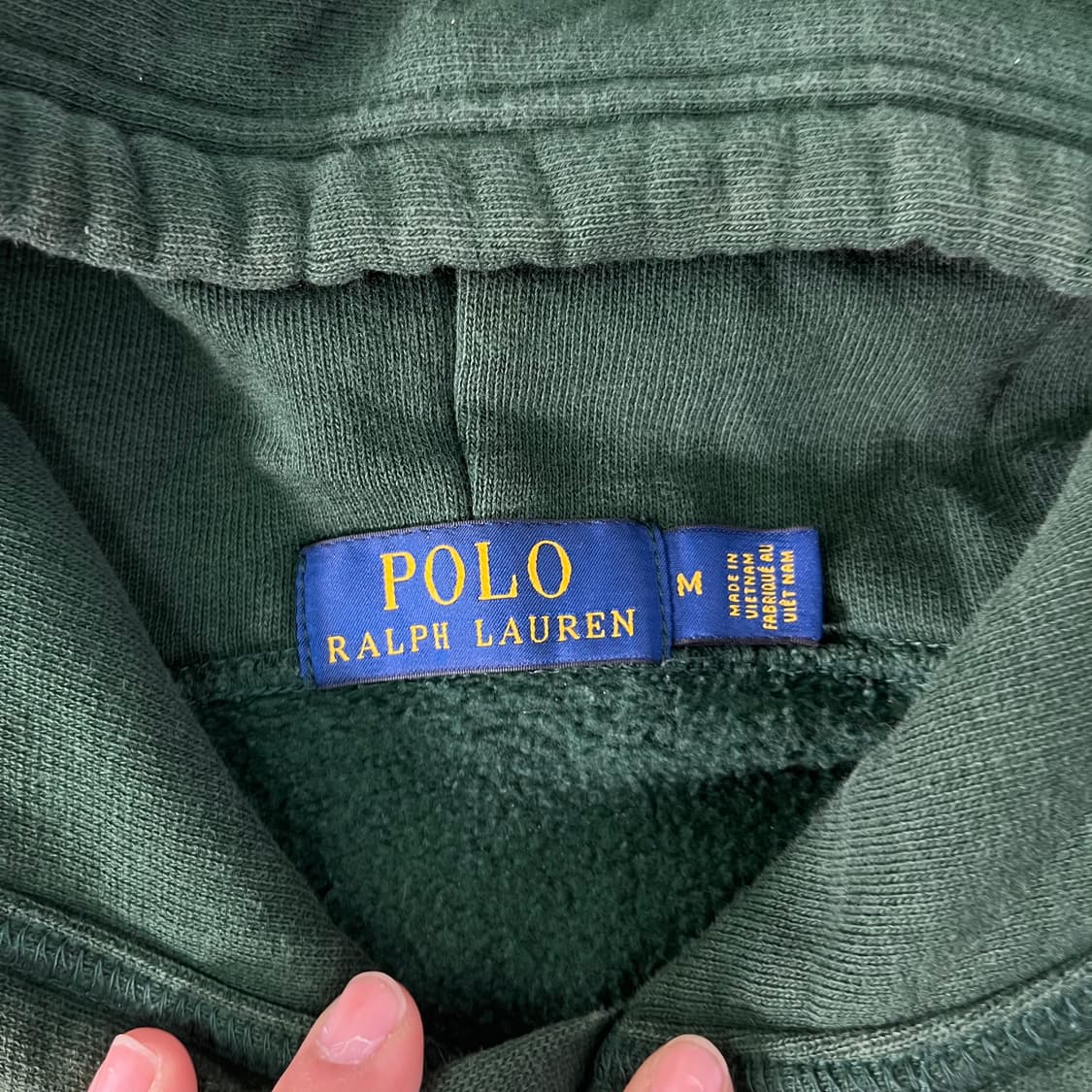 100 폴로랄프로렌 스펠아웃 딥그린 후드티 상품이미지3