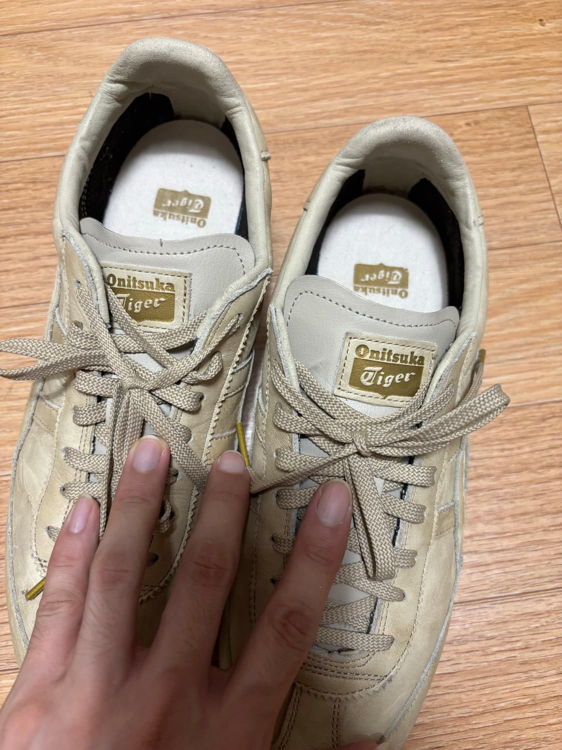 오니츠카타이거 운동화 베이지 상품이미지5