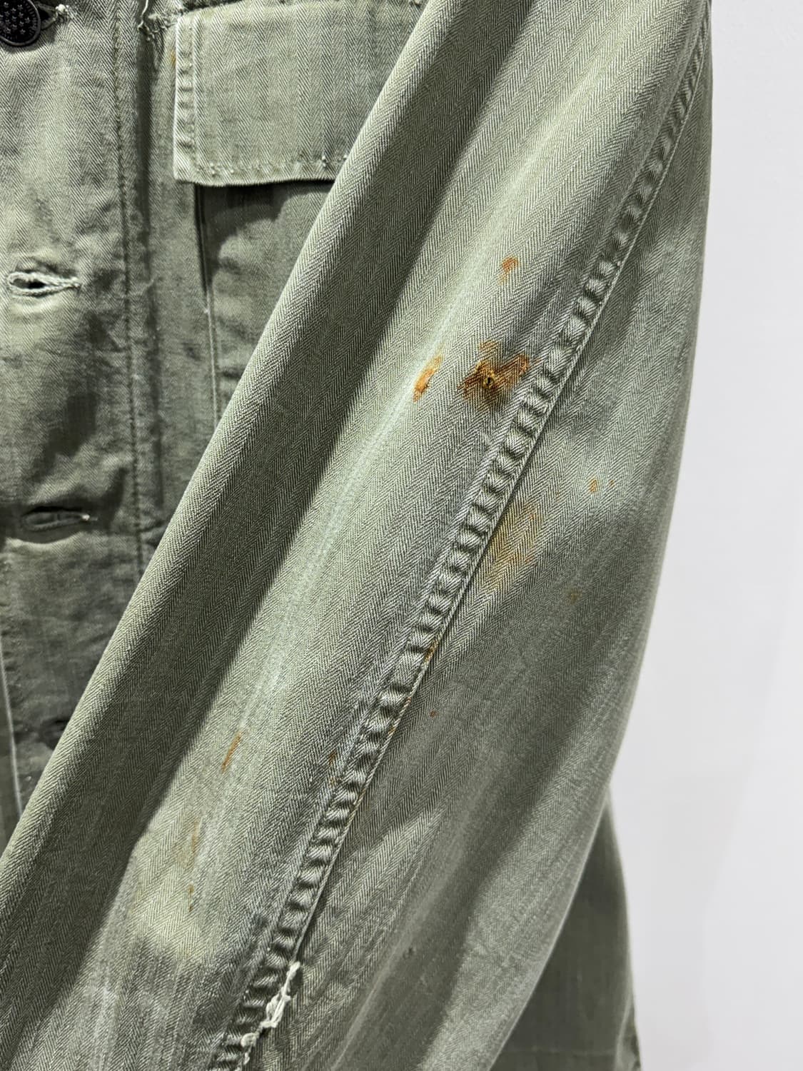 40s 미군 M43 HBT 유틸리티 셔츠 상품이미지5