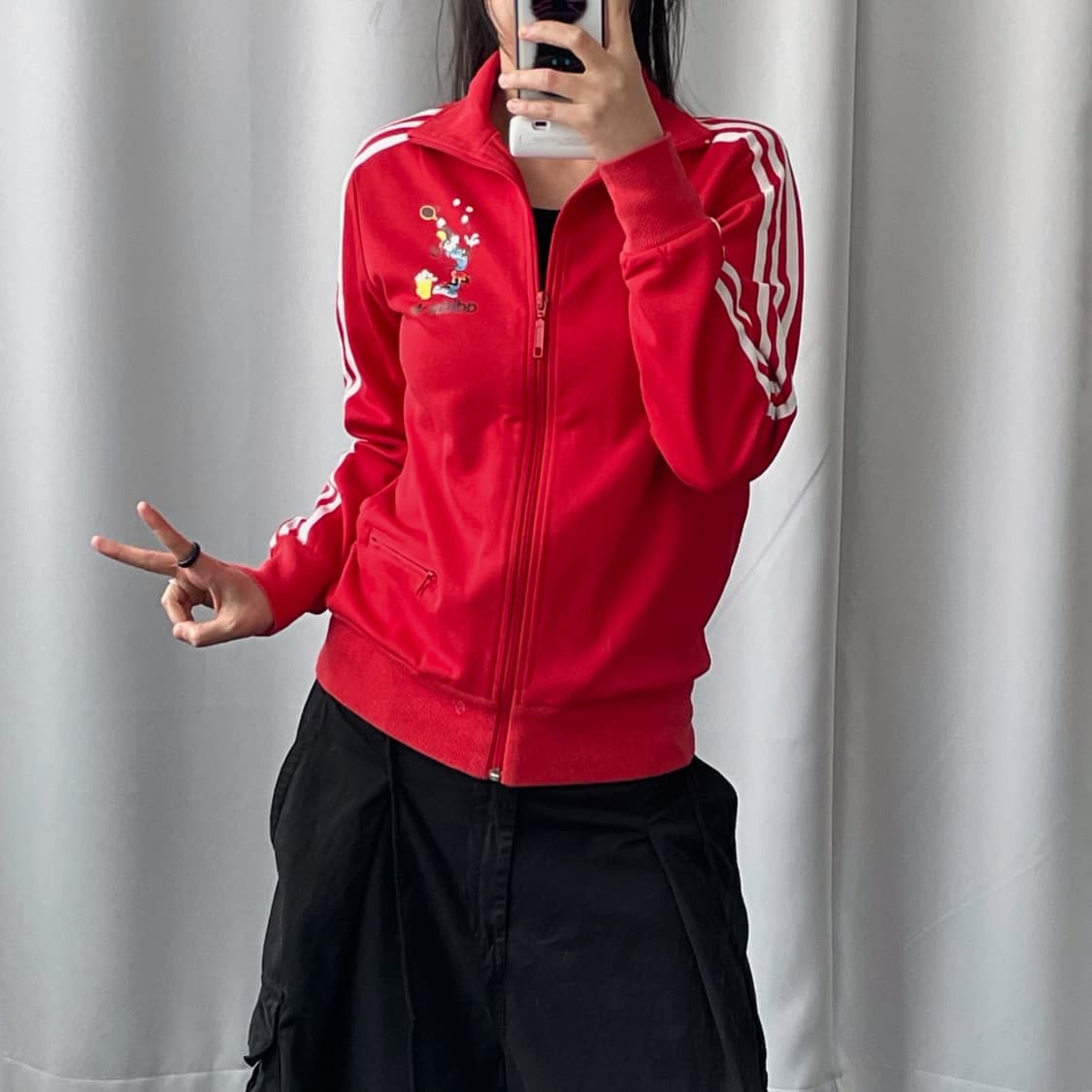 아디다스 디즈니 구피 레드 유로파 져지 상품이미지2