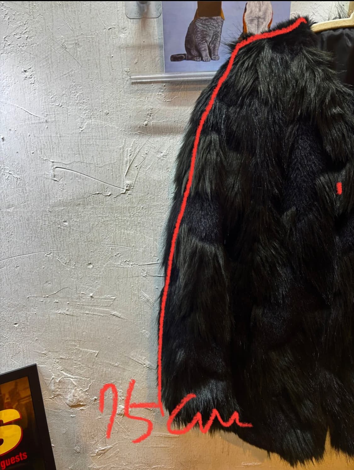 블랙 퍼 자켓 상품이미지8