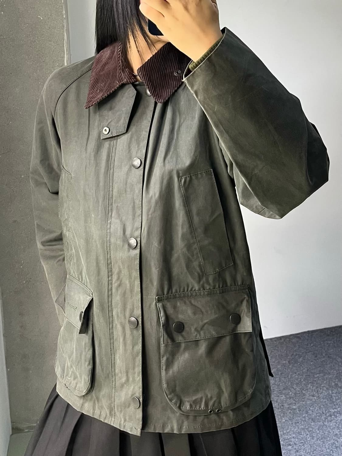 바버 Bedale 왁스 자켓 상품이미지1