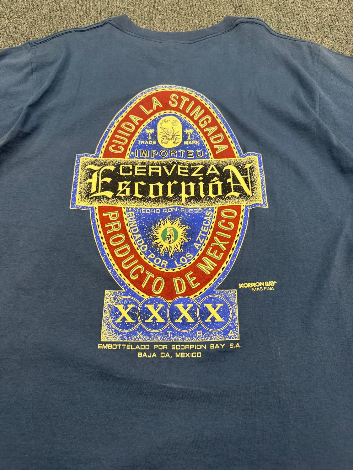 L) 스콜피온베이 빈티지 프린팅 반팔 티셔츠 상품이미지3