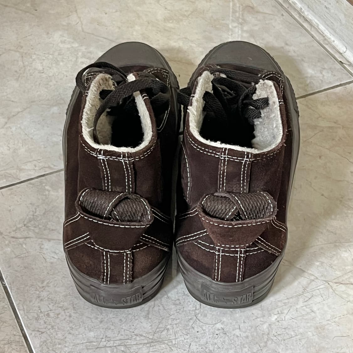 희귀매물🦬컨버스 척테일러 올스타 양털 브라운 280 상품이미지10