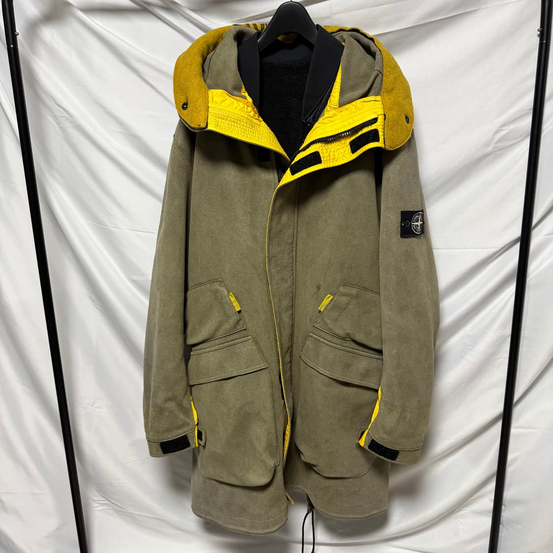 [S급/2XL] 스톤아일랜드 멘메이드 스웨이드 코트자켓 상품이미지2