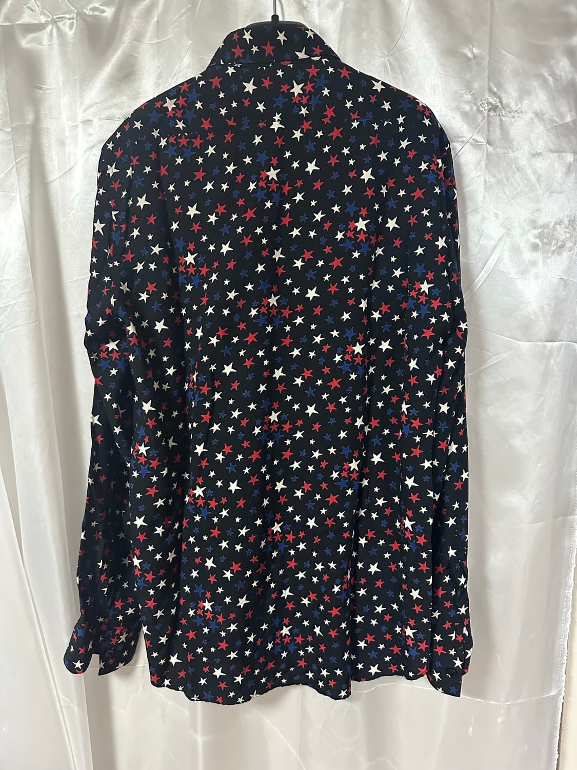 생로랑 스타 실크 셔츠 상품이미지3